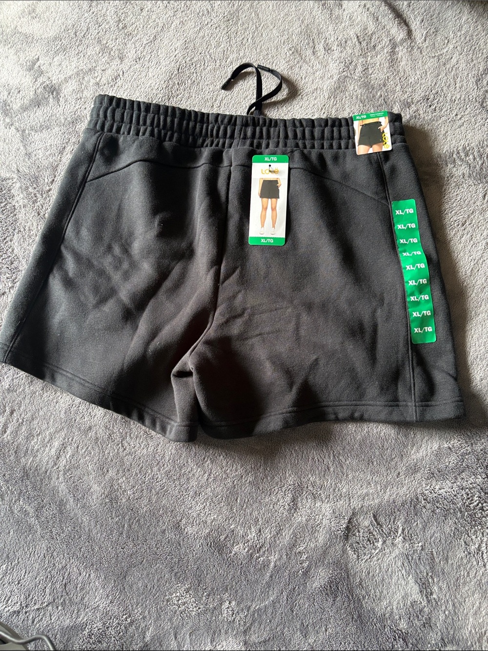 Lole Black Athletic Pull-On Shorts